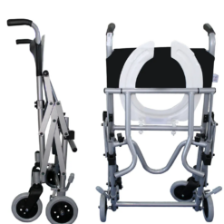 Alternative view of Cadeira de Banho Alumínio Dobrável 90 kg Ortopedia Jaguaribe