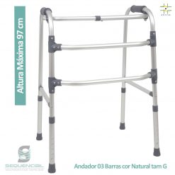 Andador Grande Sequencial - 130kg