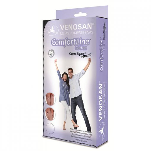 Meia Venosan Comfortline Cotton Ziper 20-30 mmHg