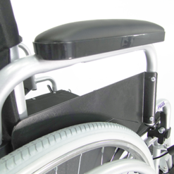 Alternative view of Cadeira de rodas Aço Frankfurt 130 Kg Assento 55