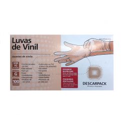 Luvas de Vinil sem pó Descarpack Tam. G