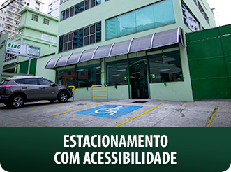 Estacionamento com acessibilidade