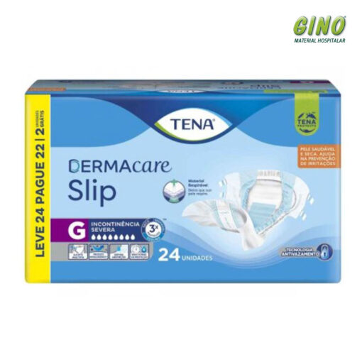 Fralda Tena Slip Dermacare G 24 Unidades