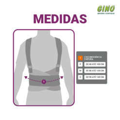 Cinta Ergonômica com Suspensório Hidrolight