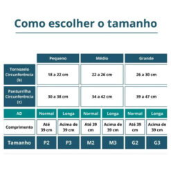 Meia Sigvaris Panturrilha Dynaven Basic 20-30 mmHg