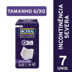 Bigfral Noturna Roupa Íntima Descartável G-XG 7 Unidades