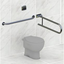 Alternative view of Barra de Apoio Lateral Articulável - Levevida